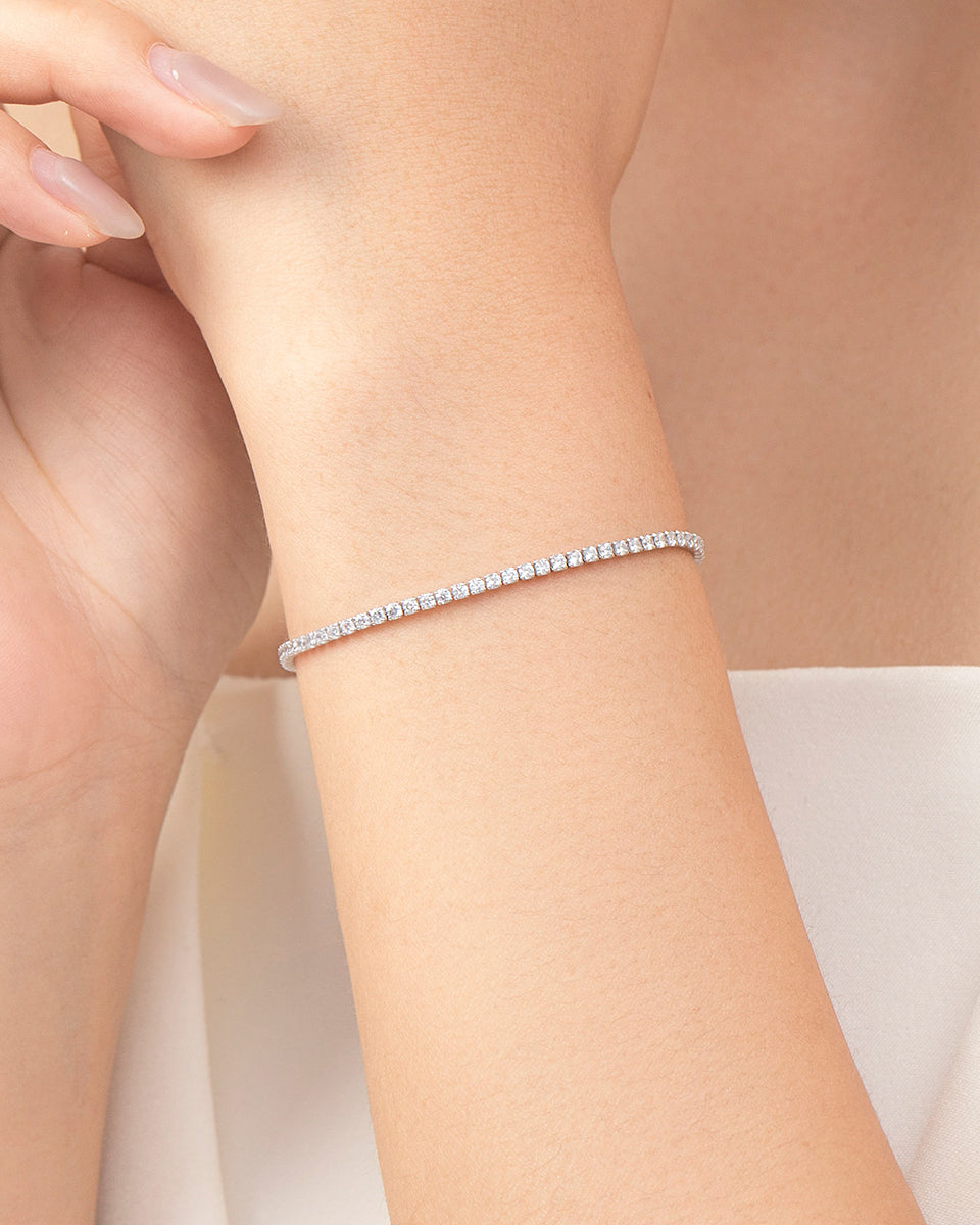 1.5MM Zircon Adjustable Bracelet