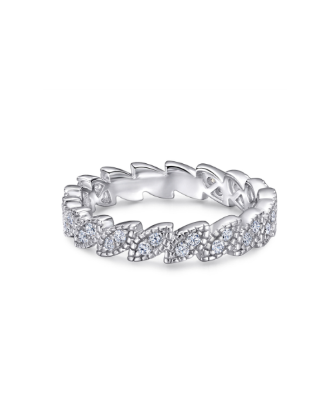Leaves Eternity Ring