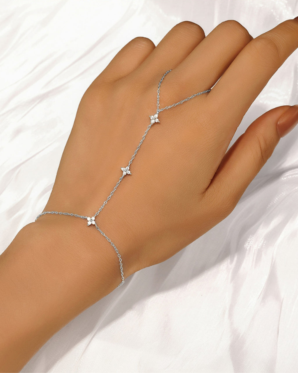 Four Leaf Clover Hand Chain
