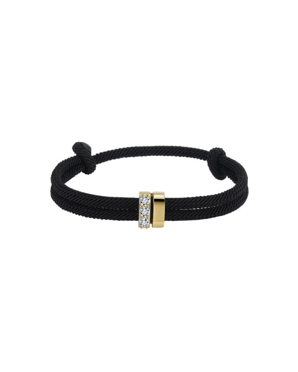 Pave Link Cord Bracelet