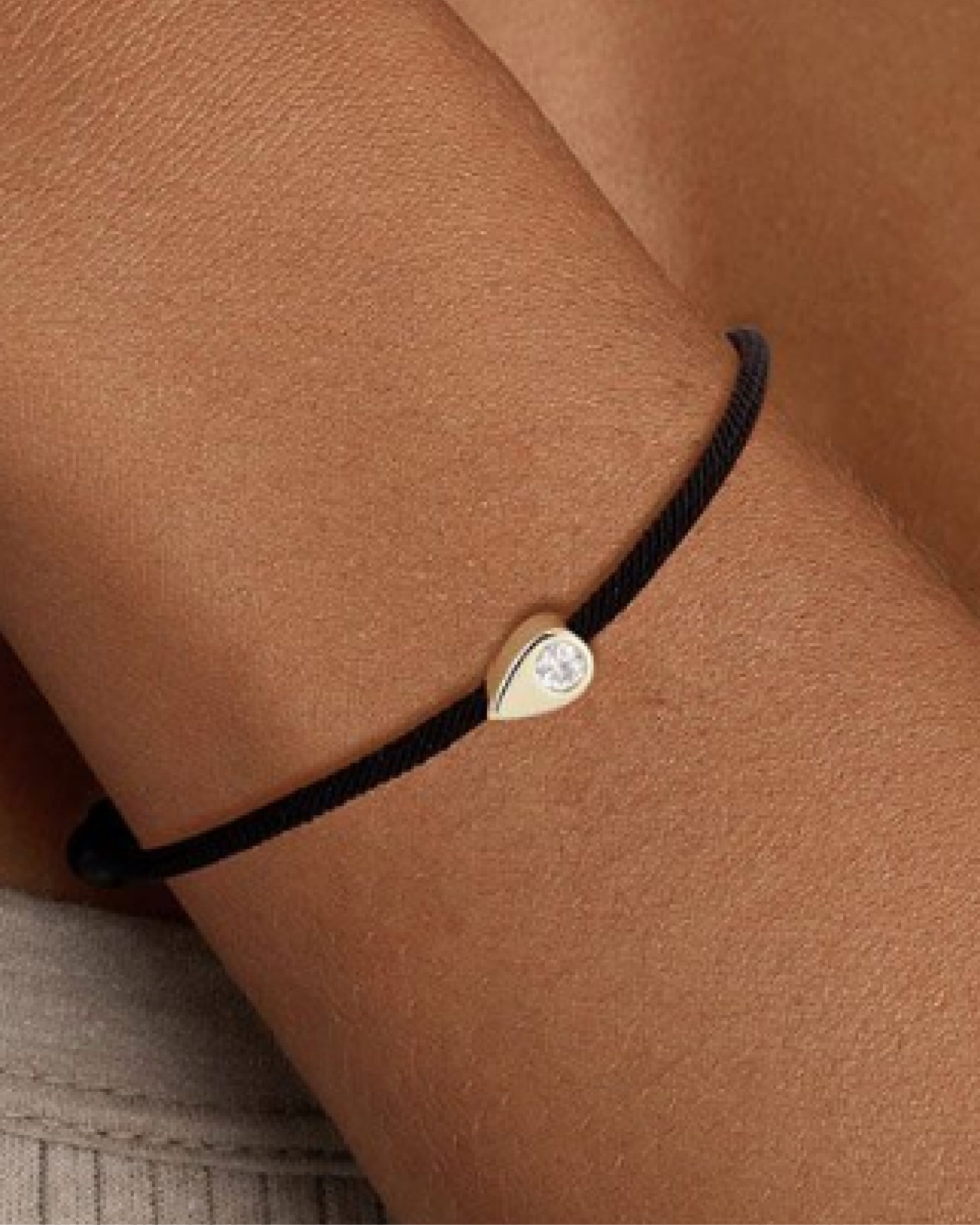 Teardrop Cord Bracelet