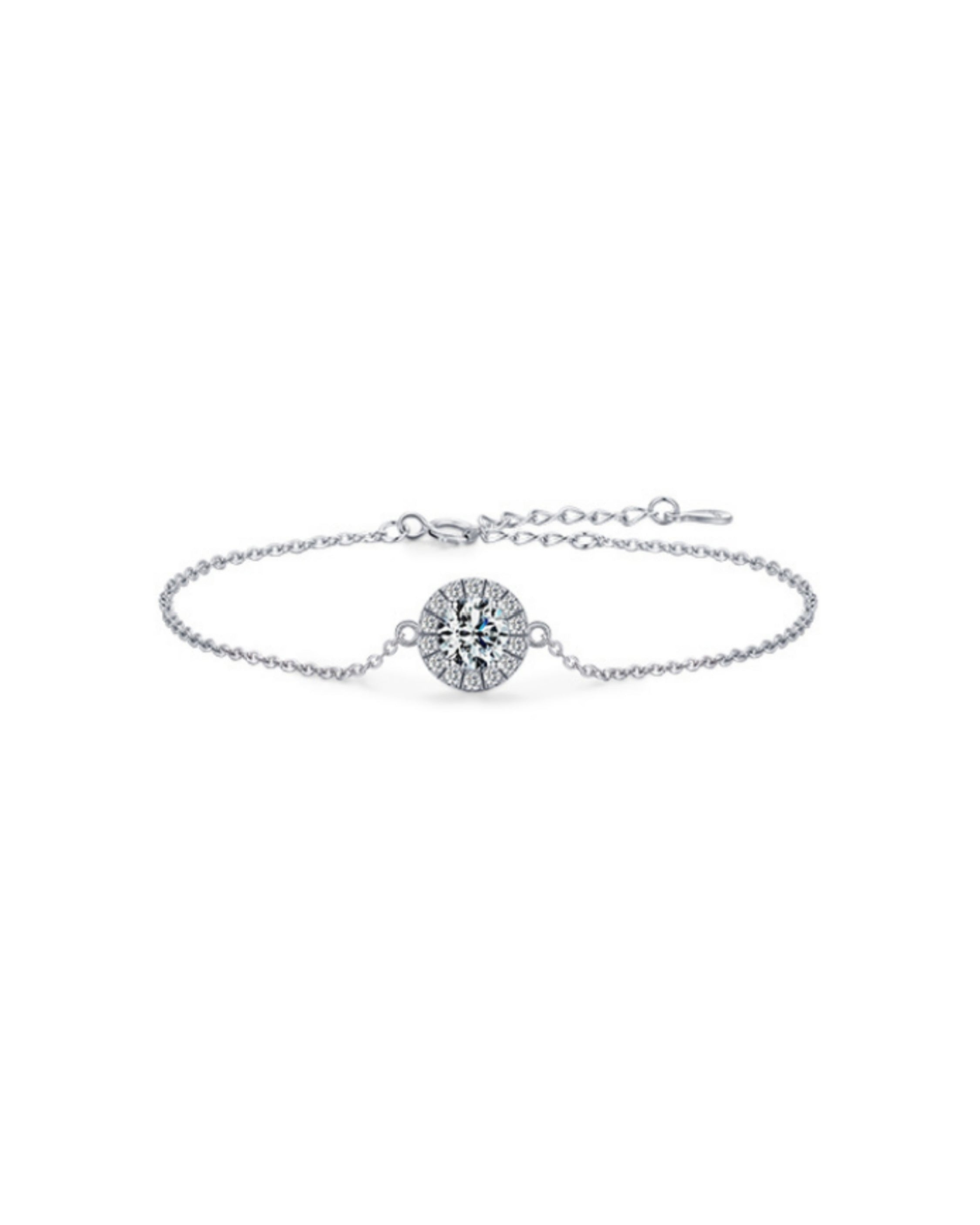 Single Round Zircon Bracelet