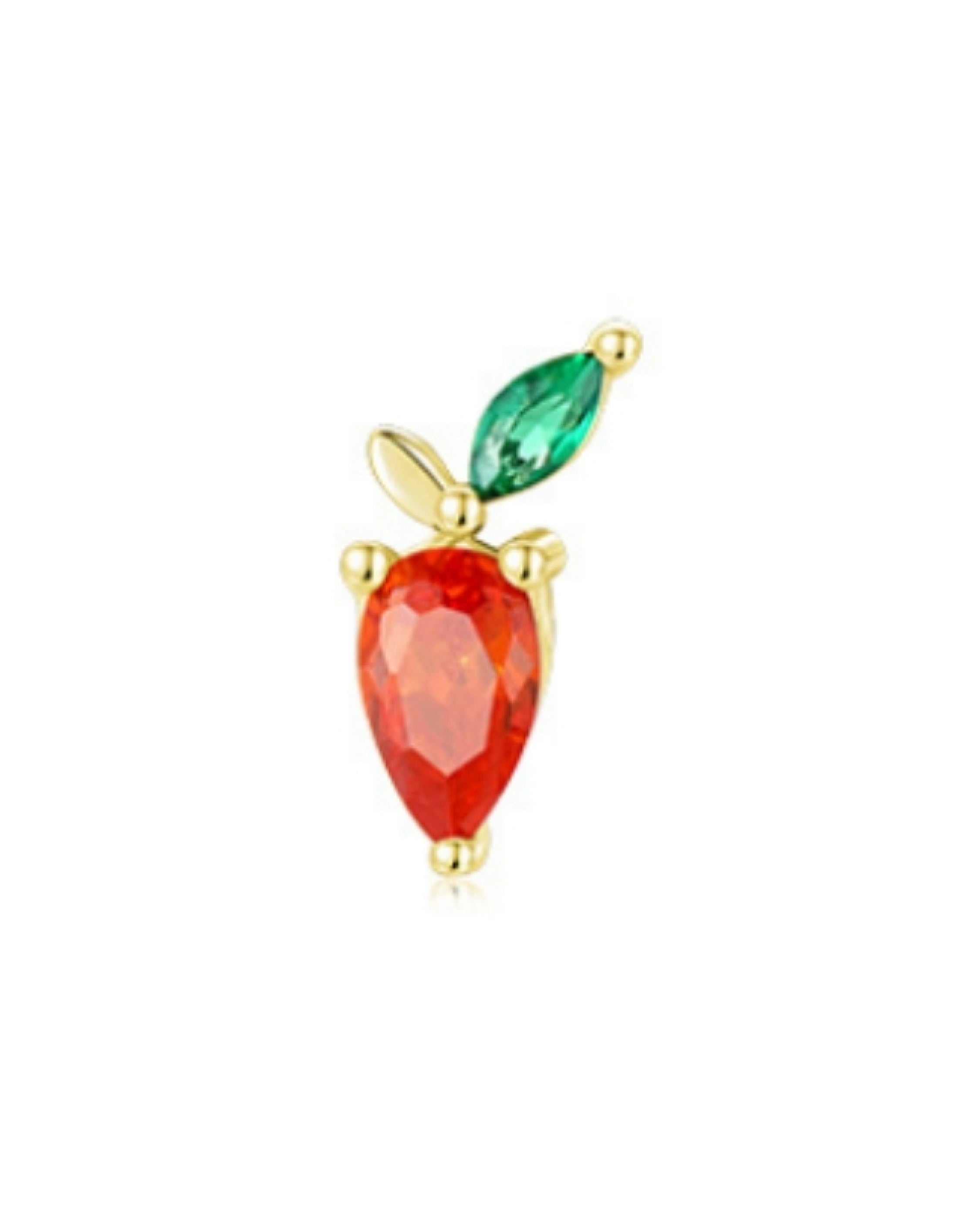 Carrot Shape Stud Earring