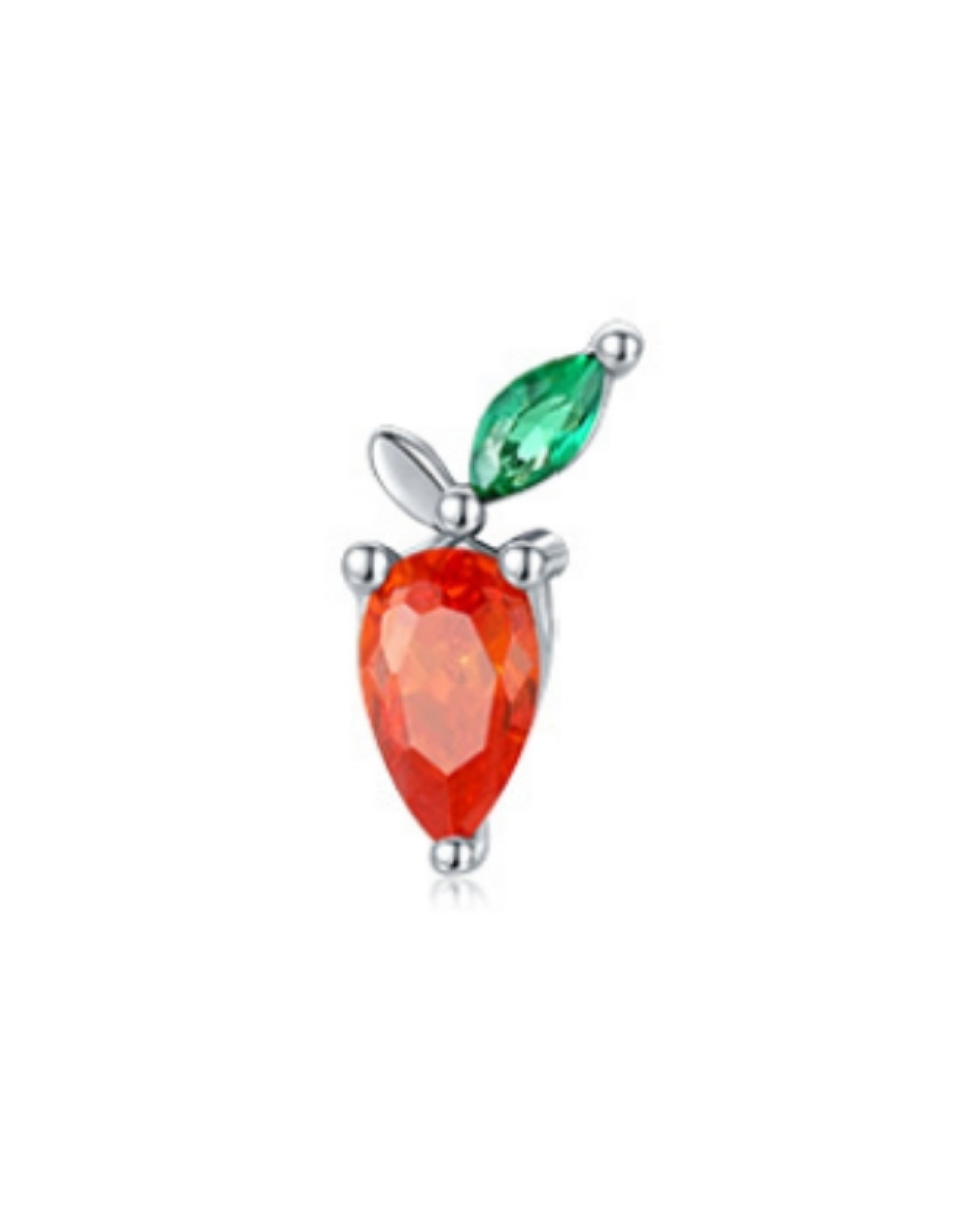 Carrot Shape Stud Earring