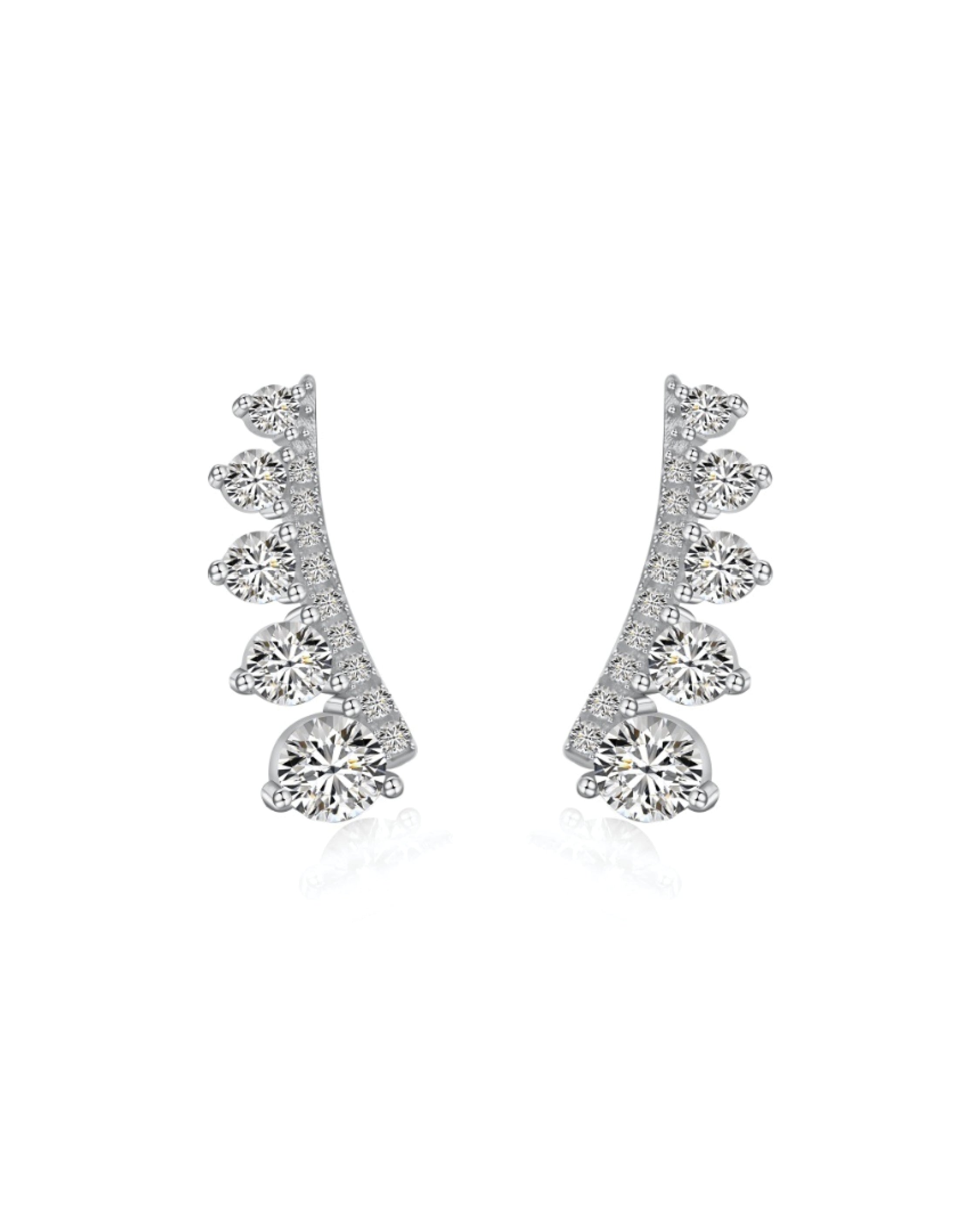 Crystal Row Earring