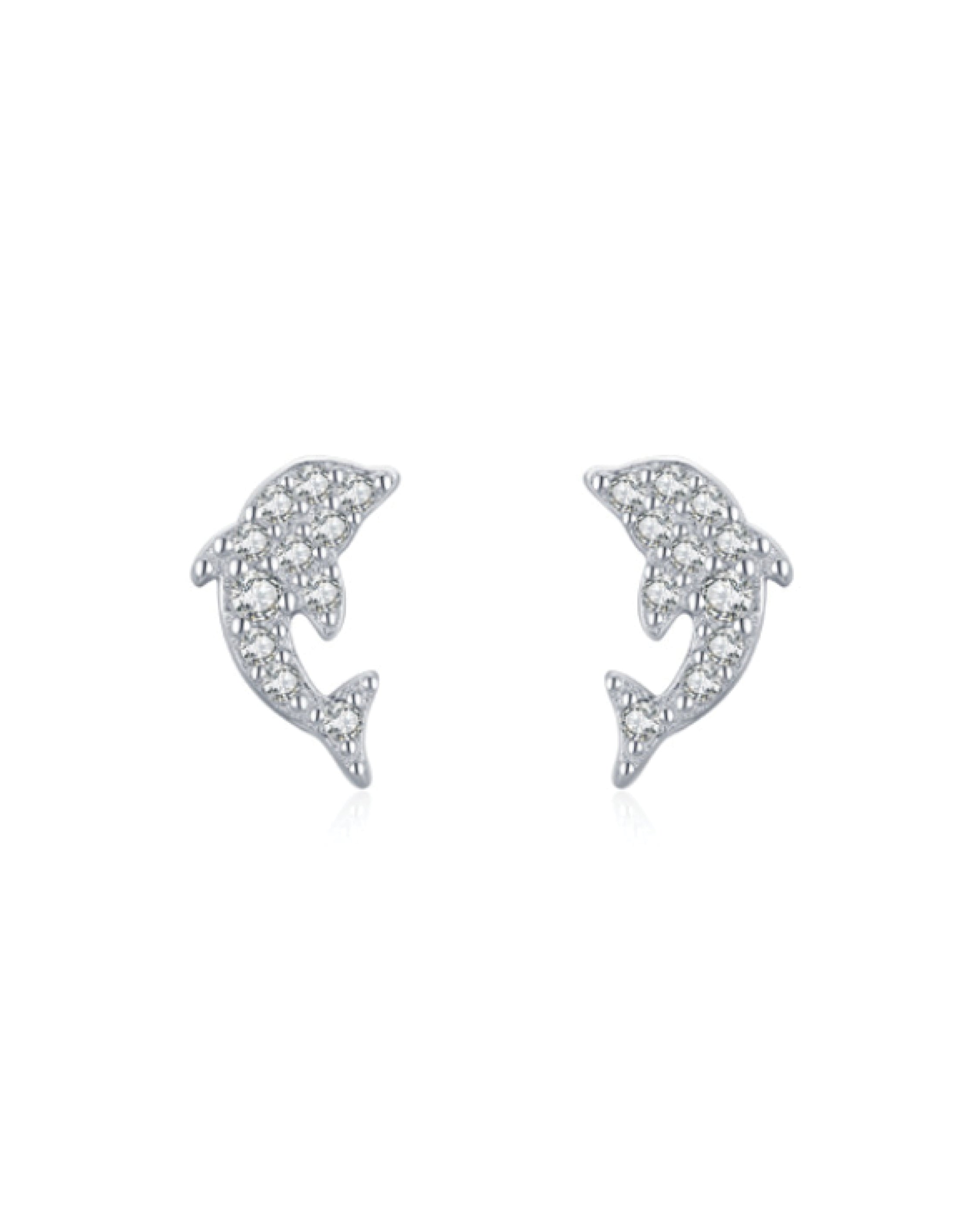 Dolphin Stud Earring