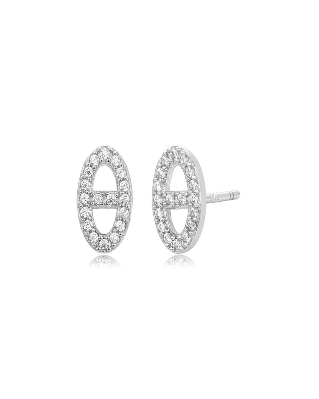 H-Shaped Stud Earring