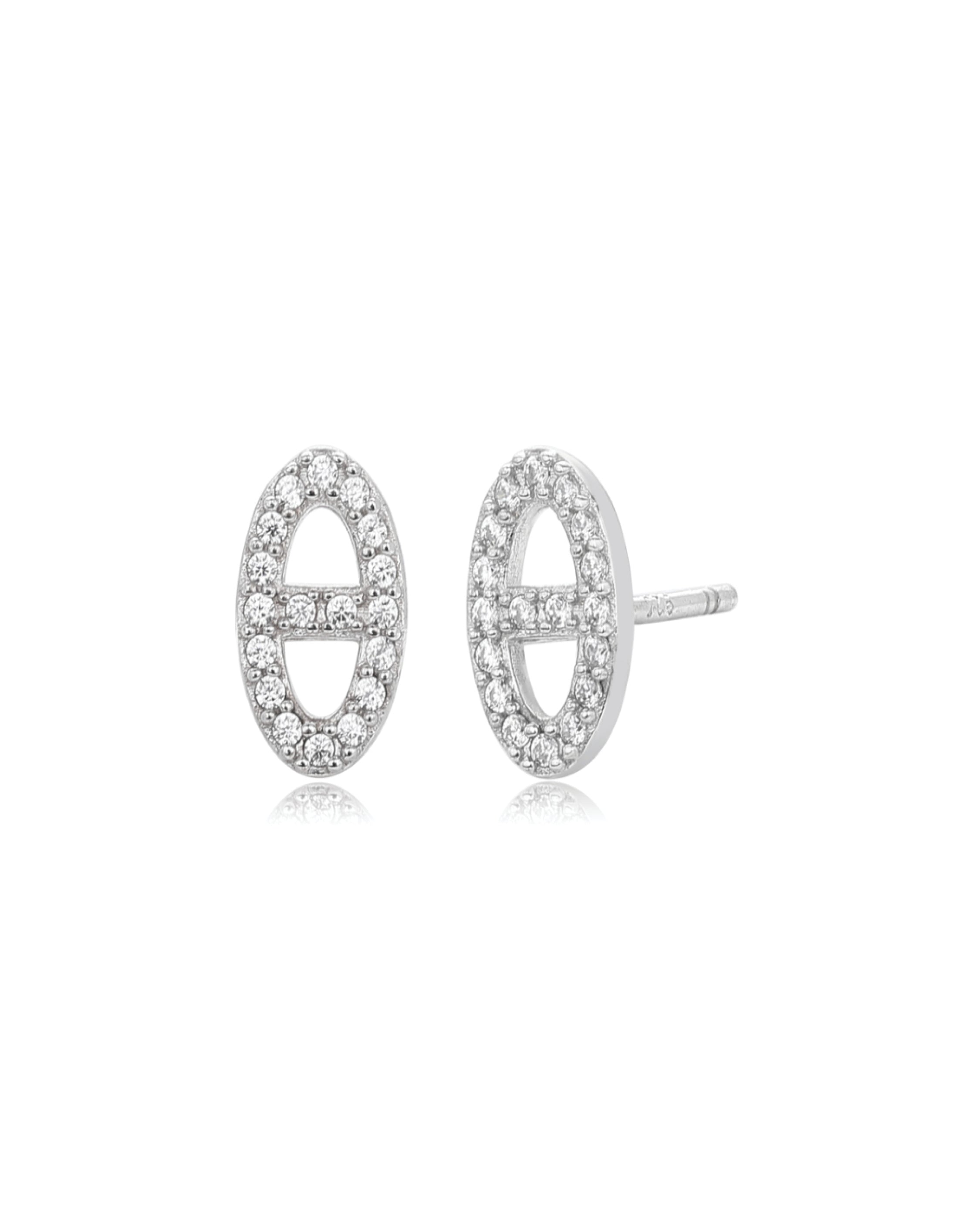 H-Shaped Stud Earring