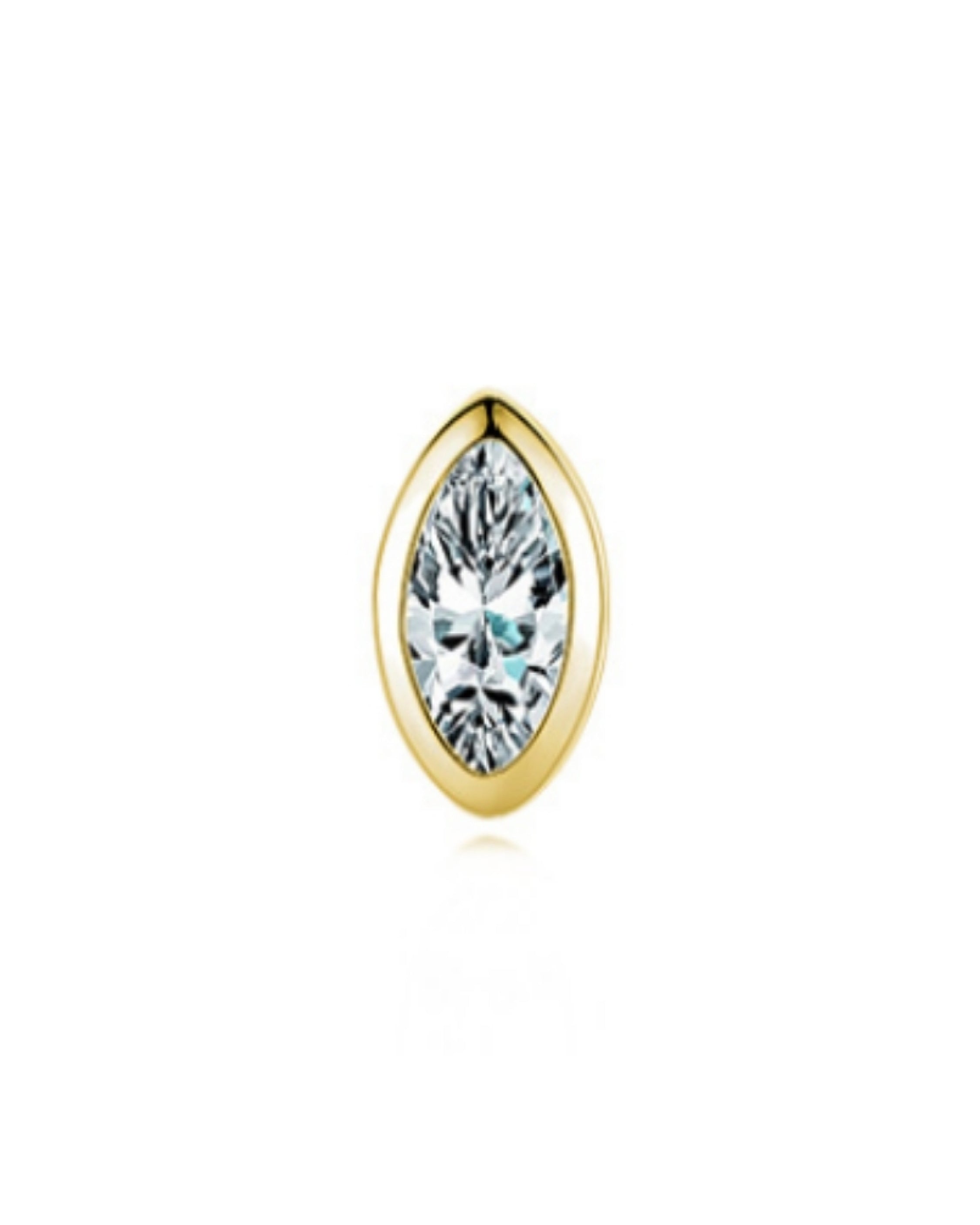 Marquise Stud Earring