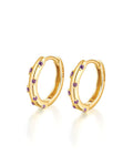 Spotted Hoop Earring