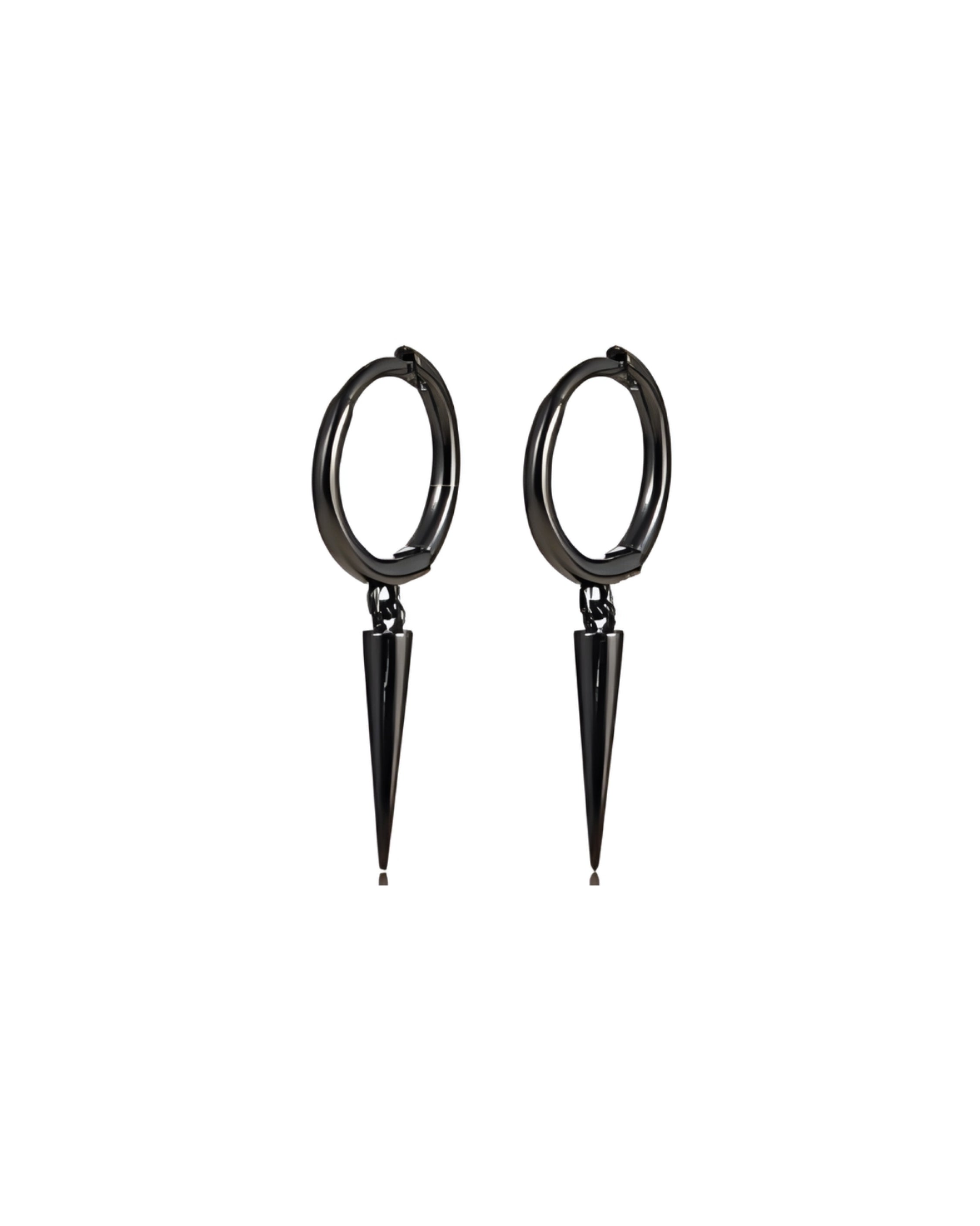 Black Spike Earring