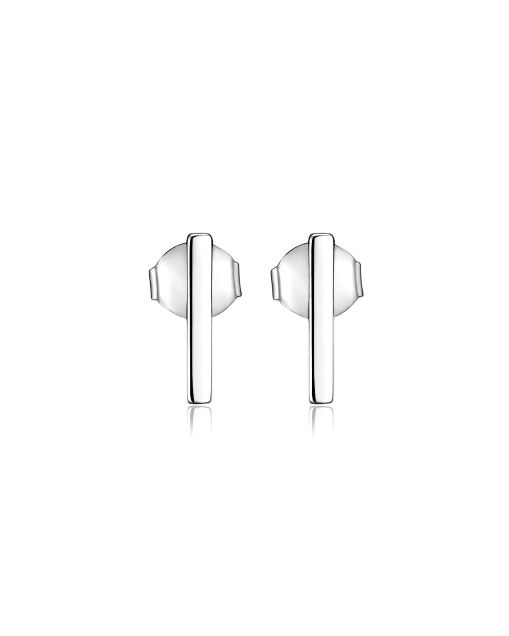Vertical Bar Stud Earring