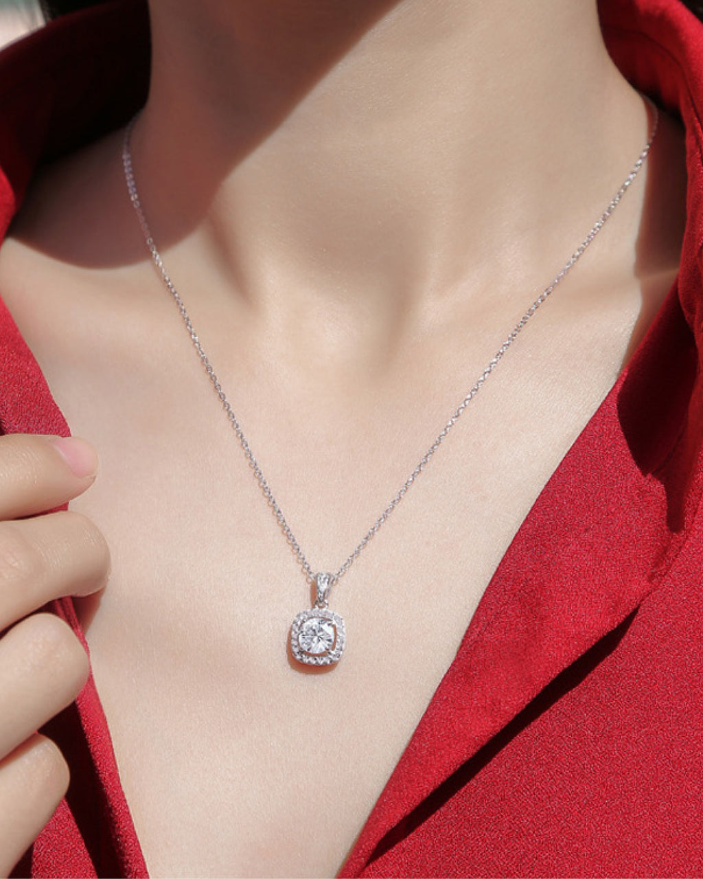 Square Pendant Necklace