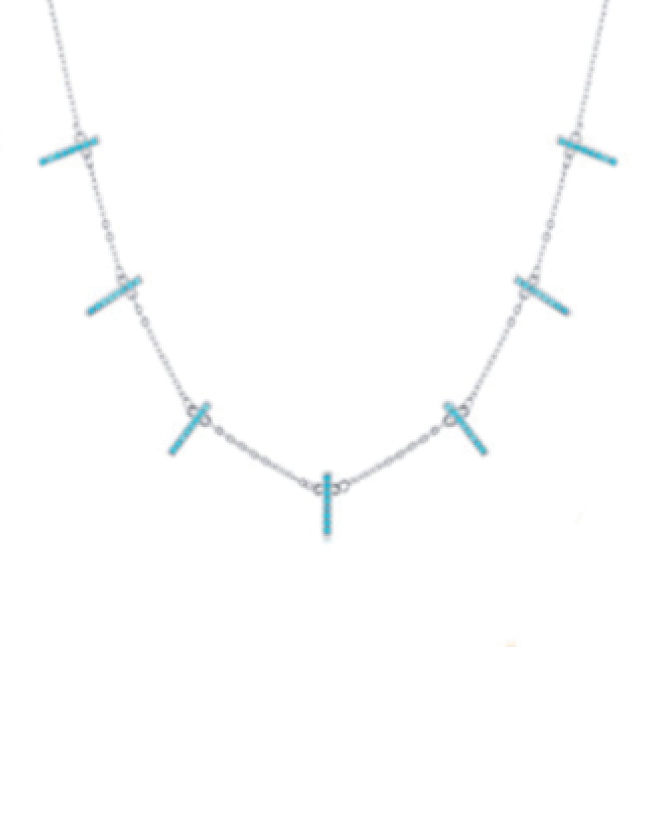 Turquoise Bar Necklace