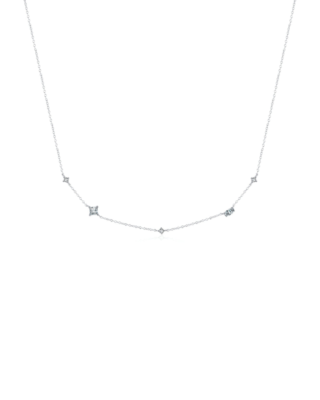 Geometric Crystal Necklace