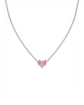 Pink Heart Necklace