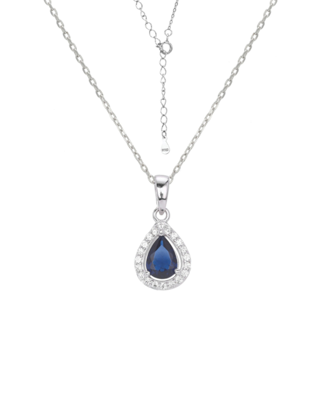 Pear Shaped Pendant Necklace