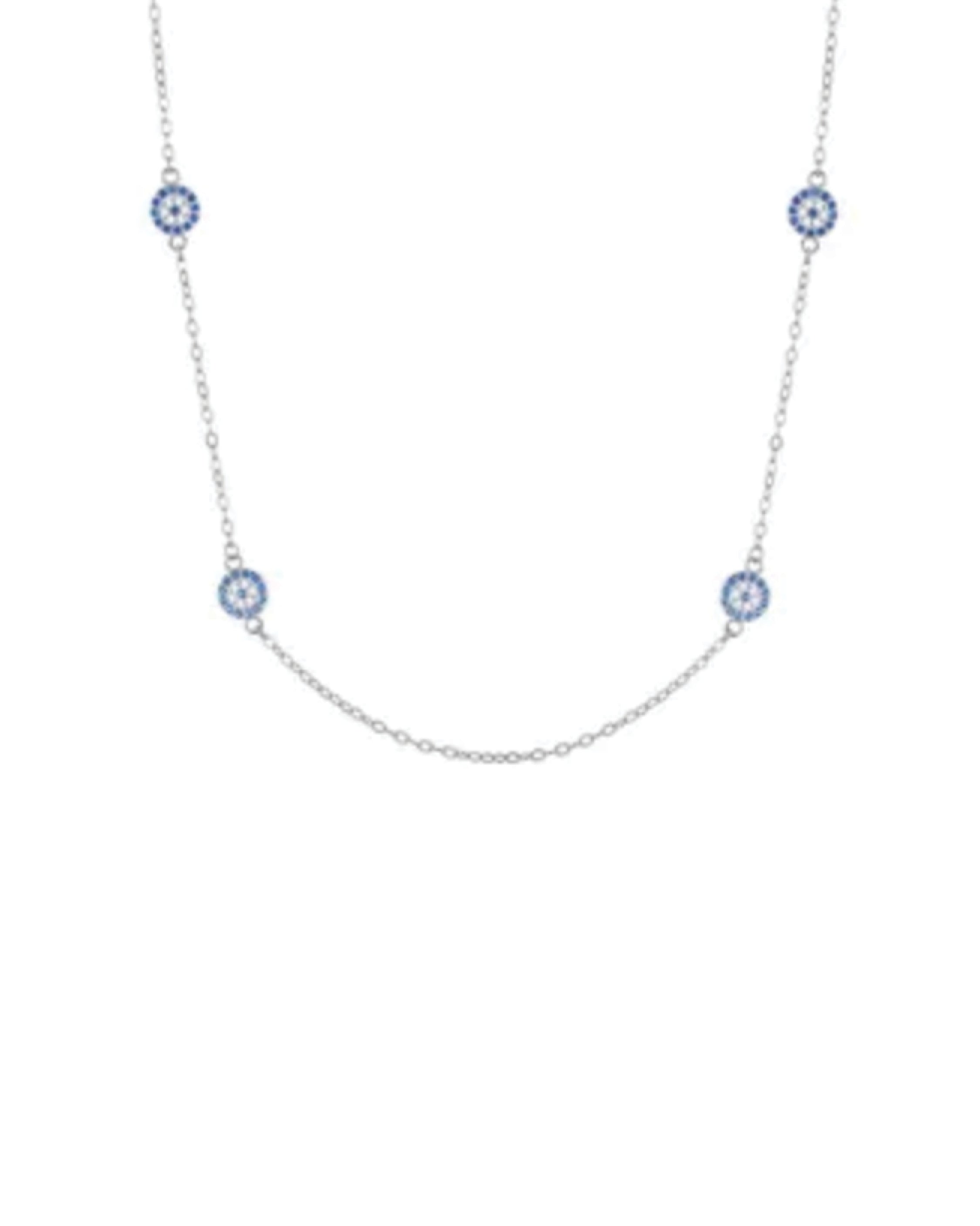 Round Evil Eye Necklace