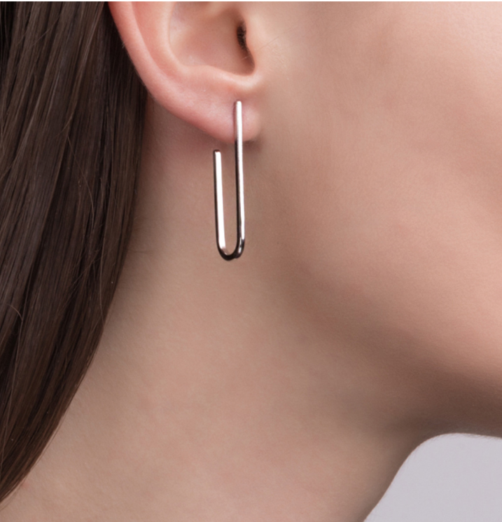 U-Bar Drop Earring