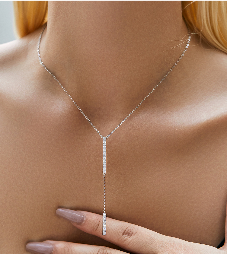 Long Y-Shaped Necklace