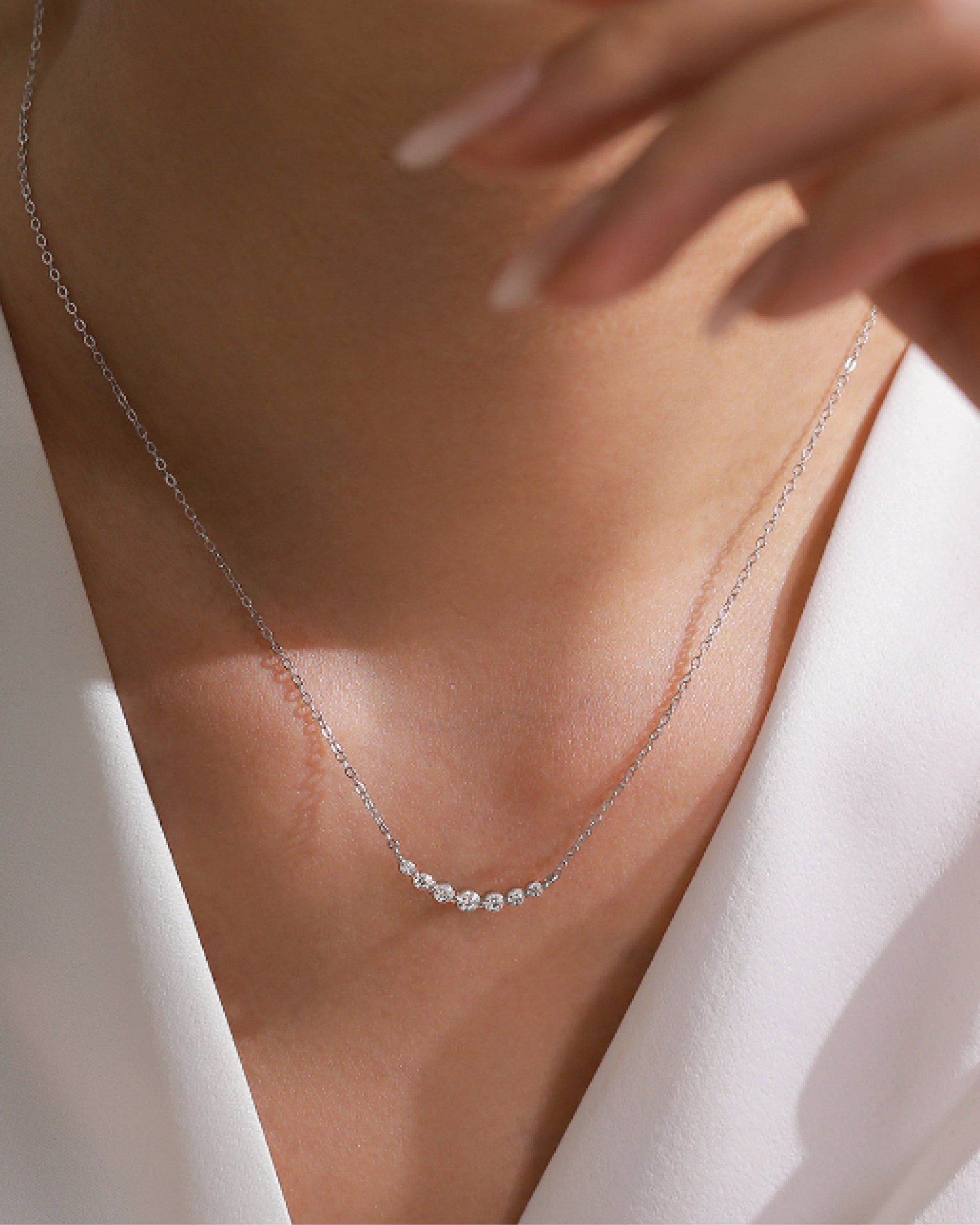 River Zircon Necklace