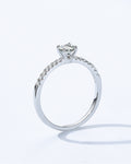 Single Round Zircon Ring