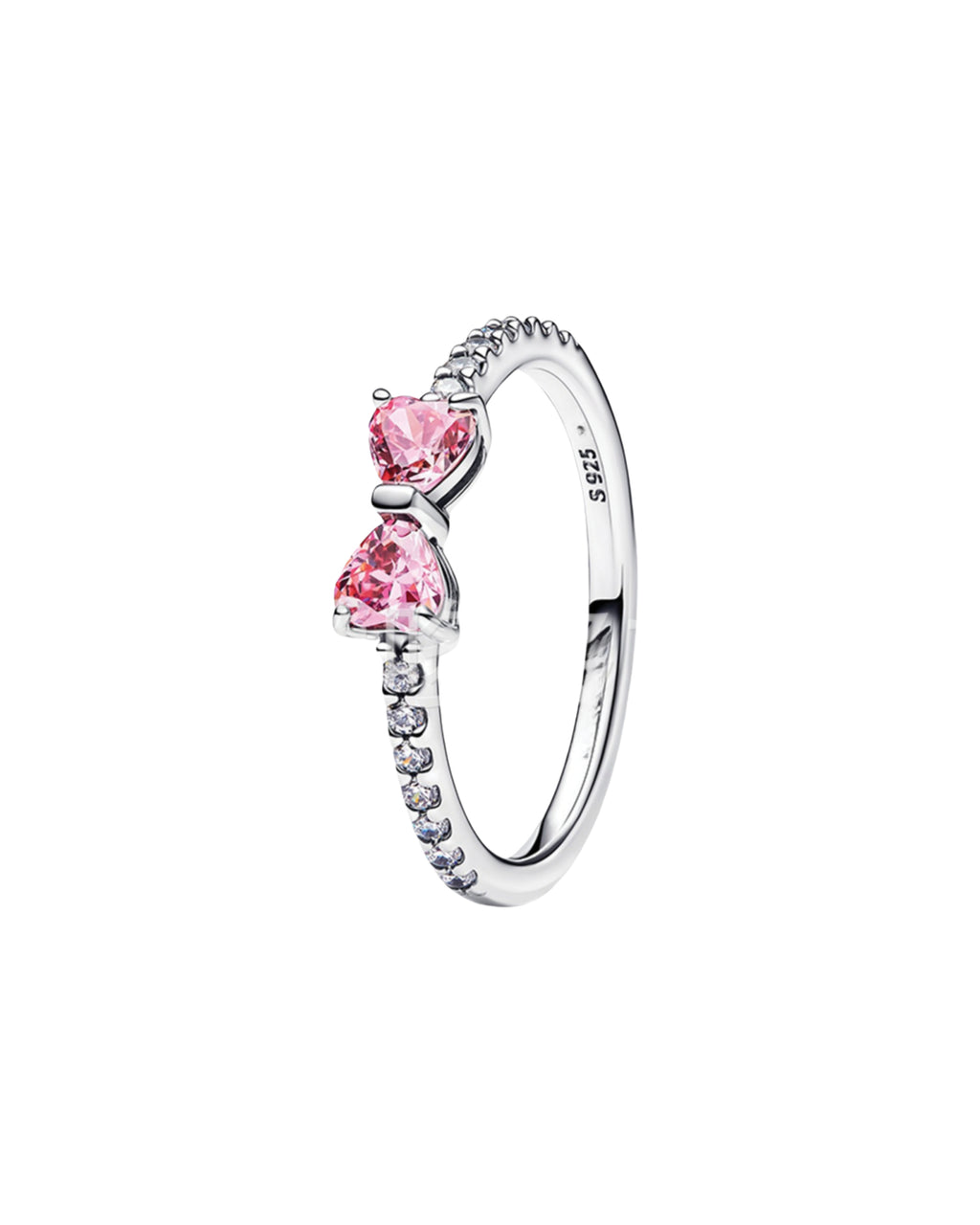 Pink Bow Zircon Ring