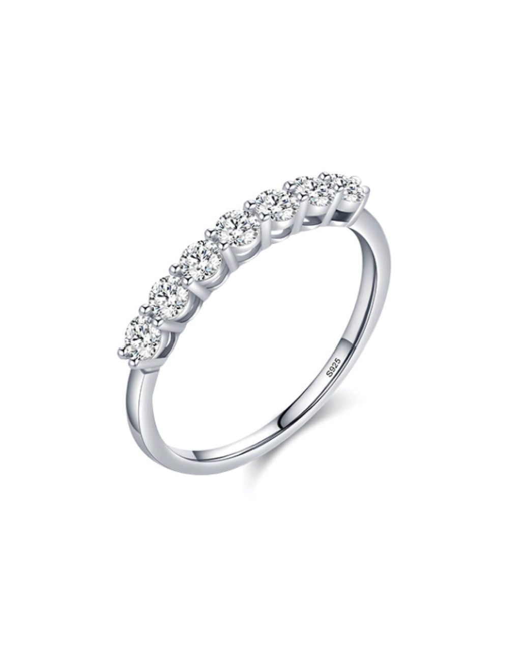 Half Zircon Ring