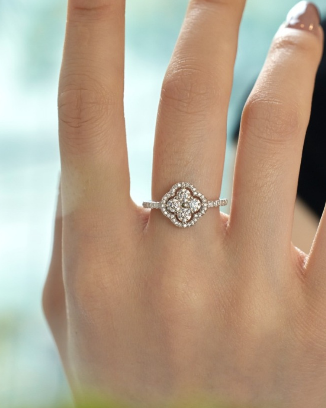 Four-Leaf Clover Ring