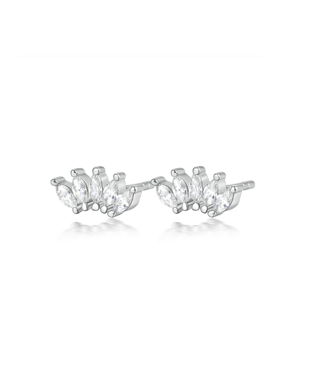 Marquise Ear climbers Stud Earring