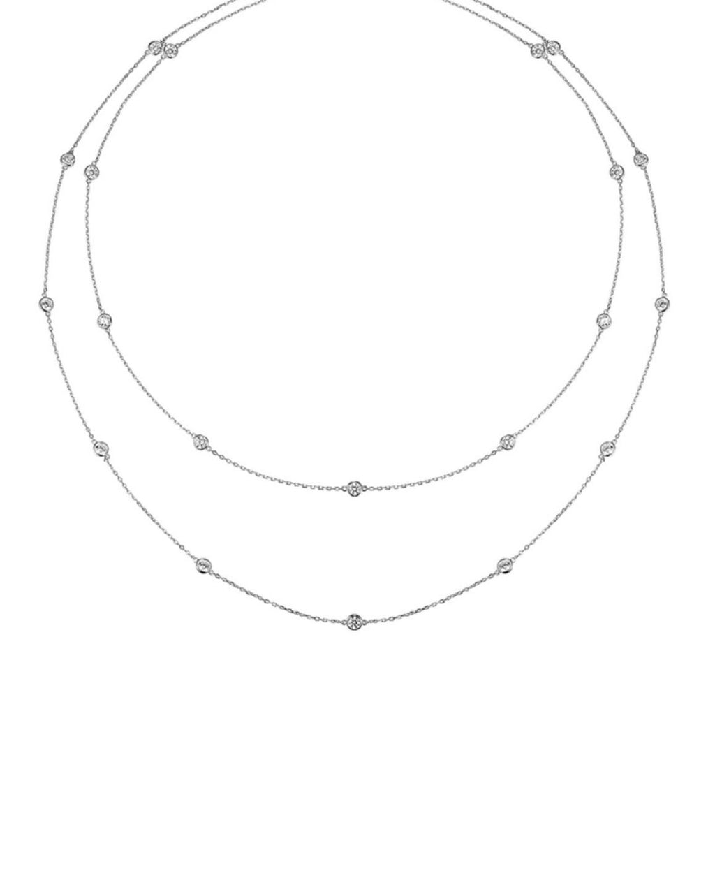 Round Zircon Necklace