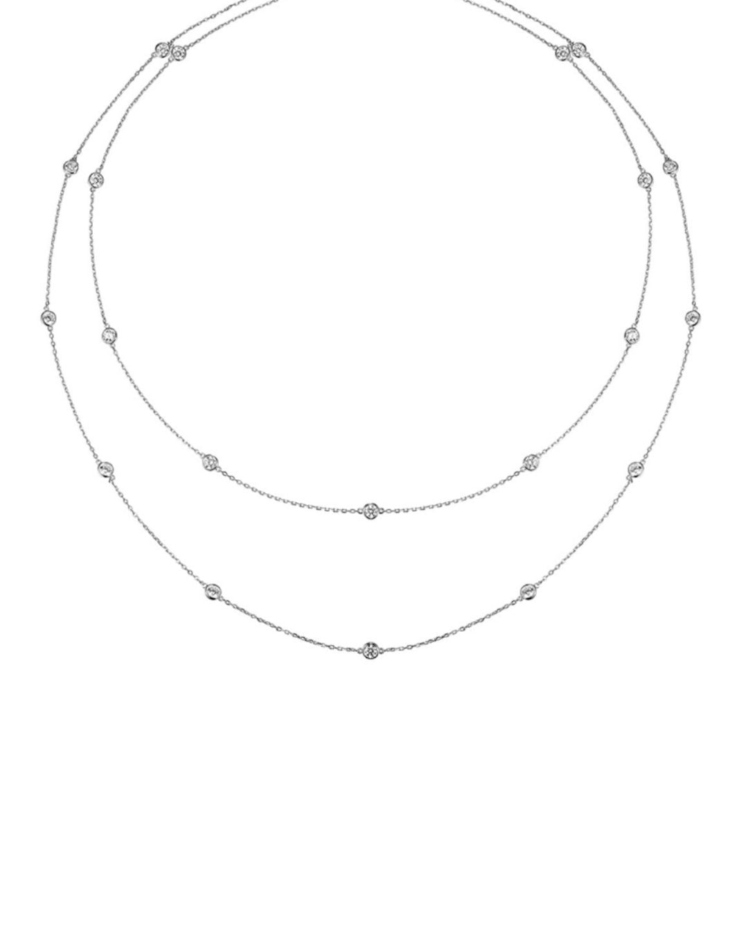 Round Zircon Necklace