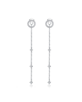 Circle Stud Drop Earring