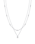 Moissanite Double-Layered Necklace