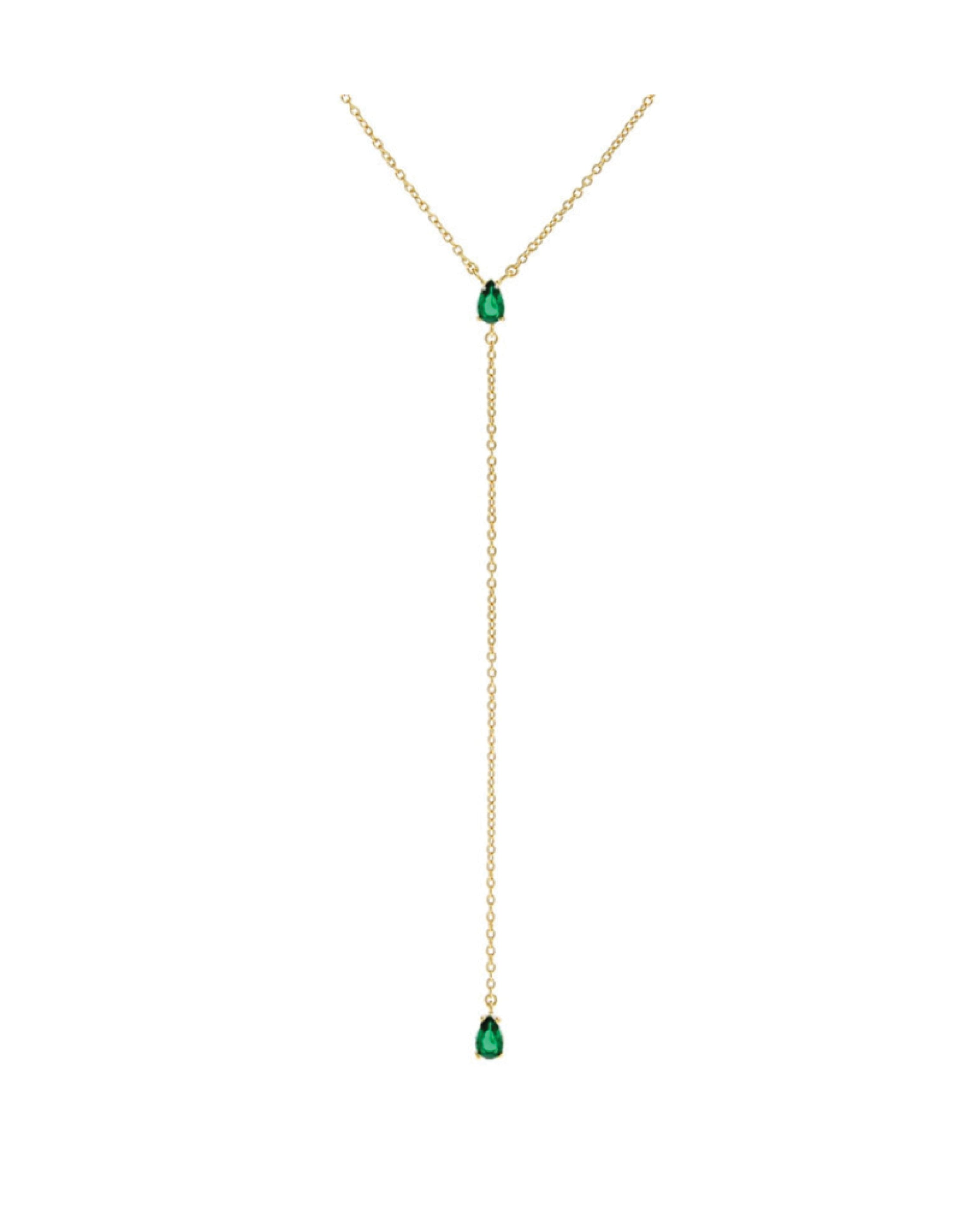 Small Teardrop Long Necklace