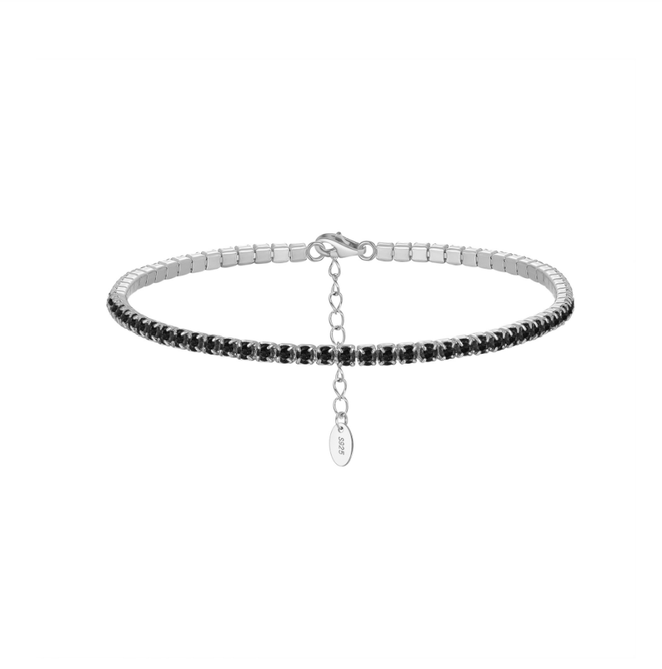 2MM Zircon Adjustable Bracelet
