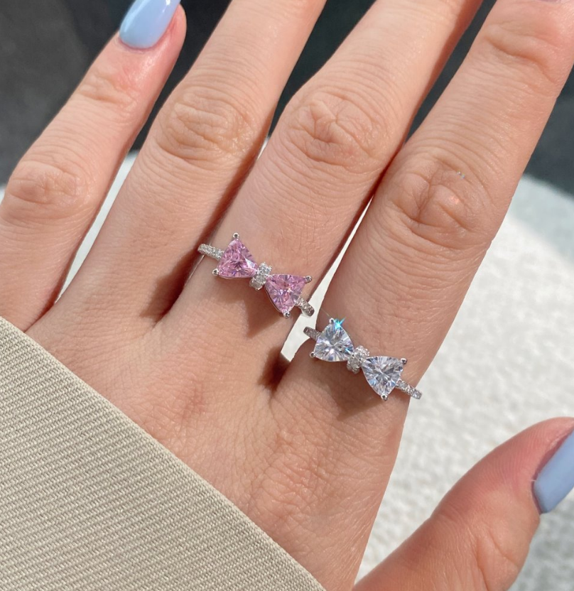 Crystal Bow Ring