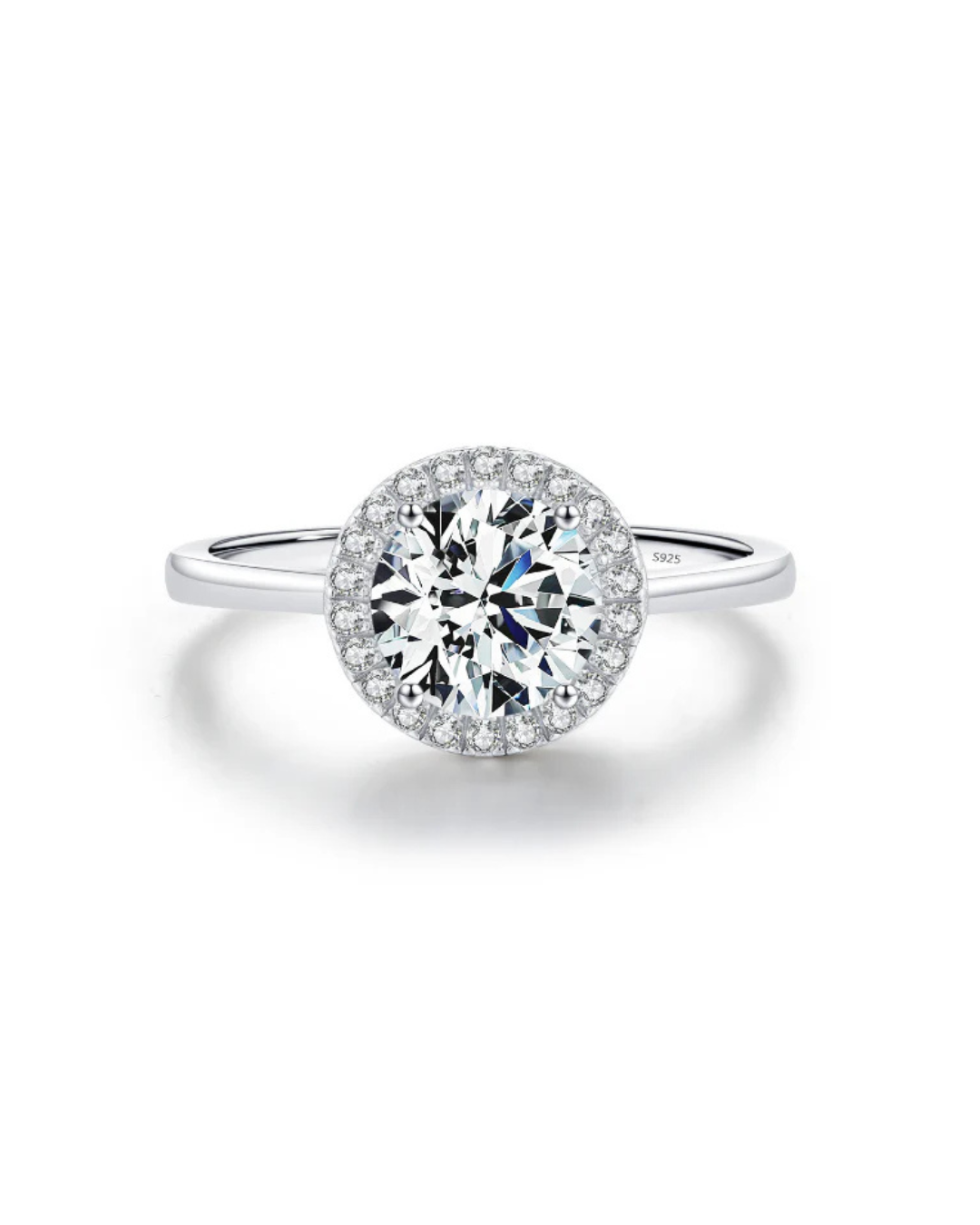 Round Zircon Ring