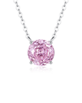 Pink Rose Cut Necklace