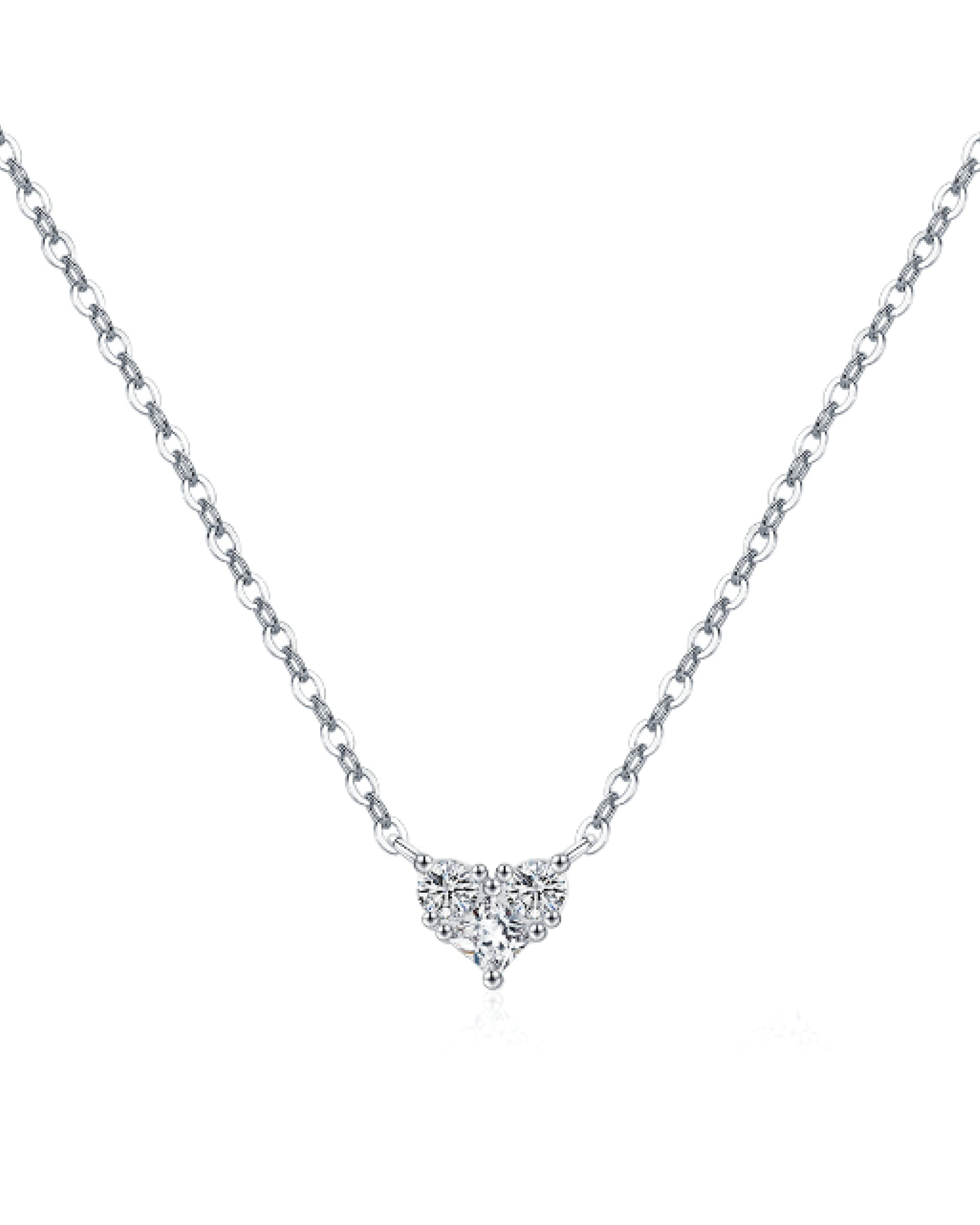 Zircon Heart Necklace
